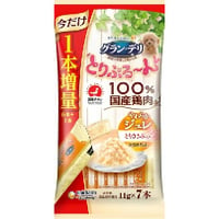≪地域限定配送≫【お得なまとめ買い48袋・96袋】グラン・デリ とりぷる～ん やわらかジュレ とりささみ入り ×6本