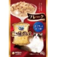 ≪地域限定配送≫【お得なまとめ買い】銀のスプーン 三ツ星グルメ パウチフレークまぐろ入りかつお ３５ｇ　［ユニ・チャームペット］