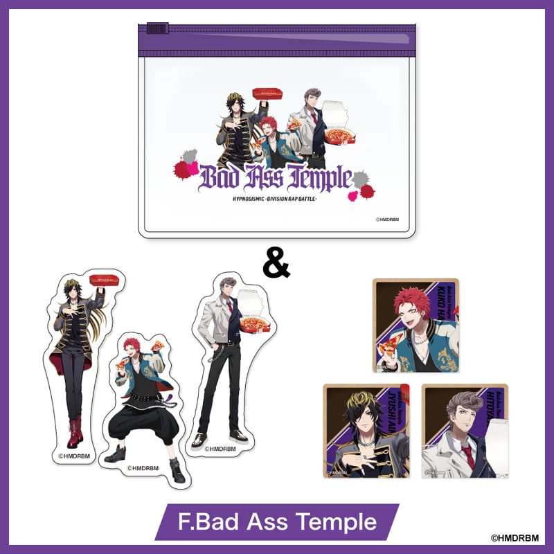 Bad Ass Temple グッズセット スライダーポーチ＆ステッカーセット】Bad Ass Temple | 映画