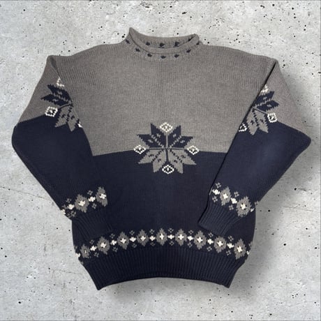 Ecuador Knit エクアドルニット　ドリズラージャケット　ネイティブ　黒 Ecuador Knit エクアドルニット ドリズラージャケット ネイティブ 黒