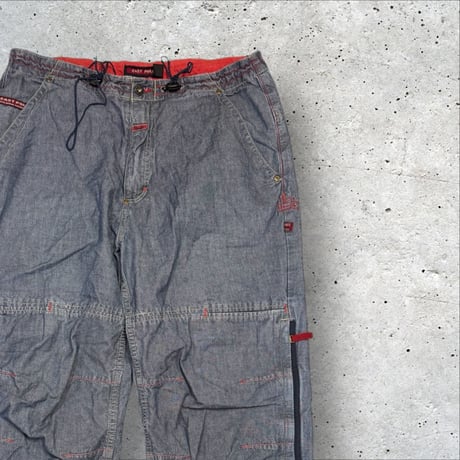 パンツ 2000s biolencequarc gimmick buggy pants パンツ 2000s biolencequarc gimmick buggy pants - パンツ