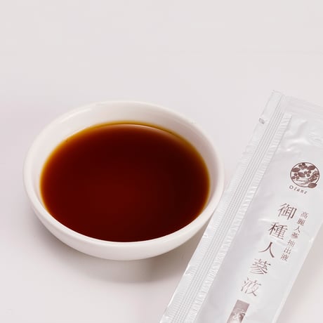 御種人蔘液 30包入 一次濃縮／オリゴ糖入り