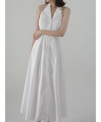 Flare Maxi Dress - White