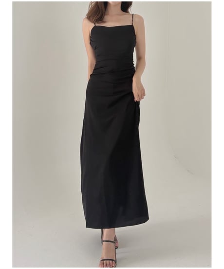 Satin Backless Slip Dress