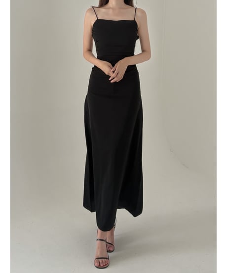Satin Backless Slip Dress