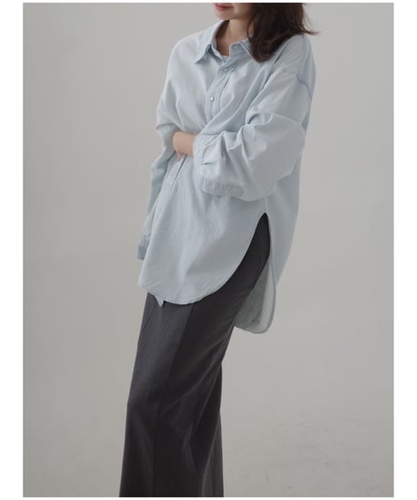 Slit gray Midi Skirt（スカート）