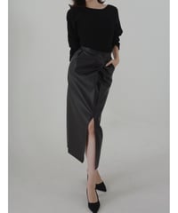 Dark Slit Silhouette Skirt（スカート）