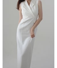 Tailored Collar Maxi Dress