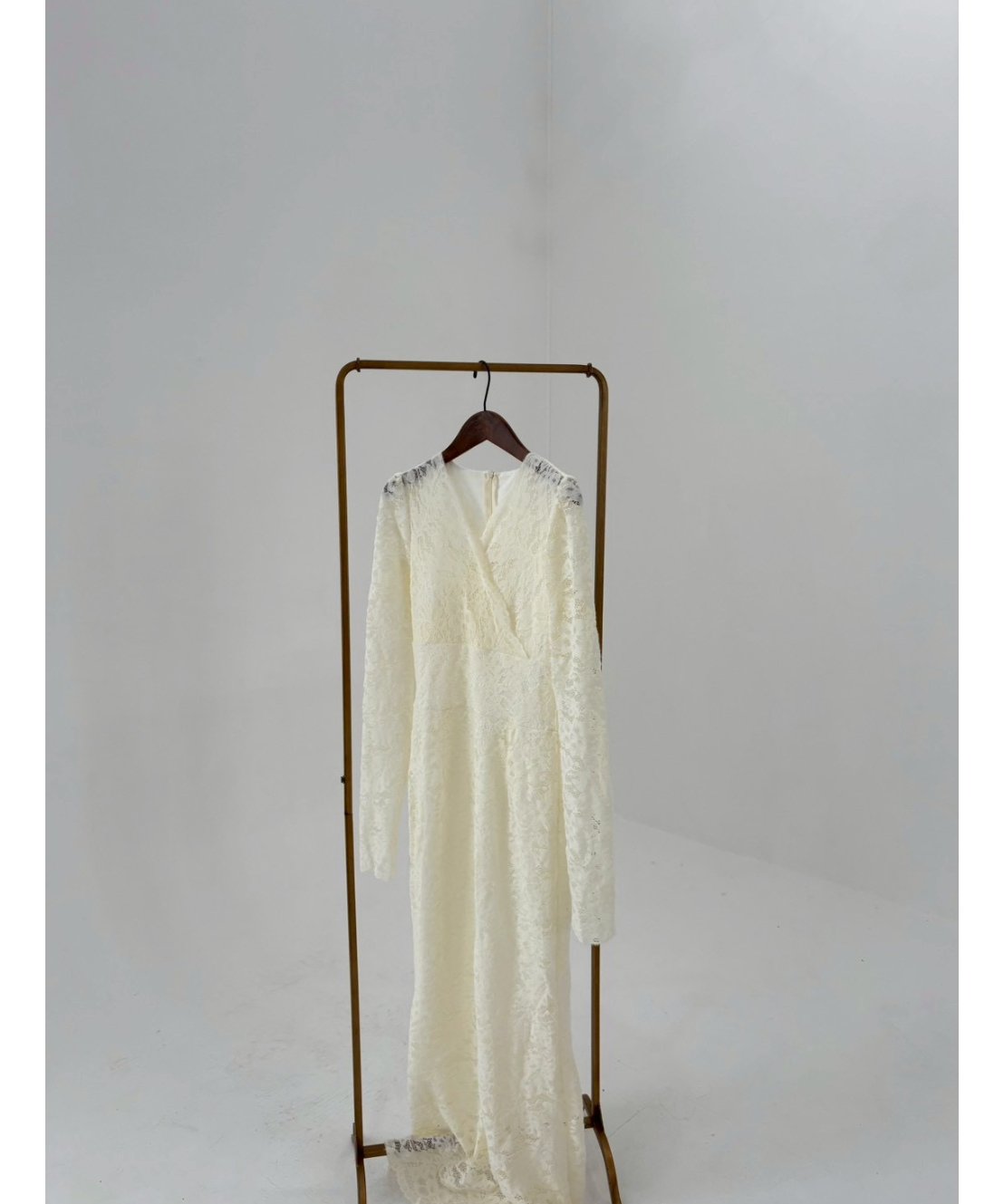 予約販売】Elegant Lace Long Dress white | BOCHERON