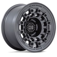BLACK RHINO FUJI 17X8.0 +30 114.3-5H  MATTE GUNMETAL 1本