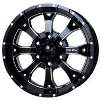 MKW MK-46 M/L+ 16X8.0 +17 114.3-5H MILLED BLACK