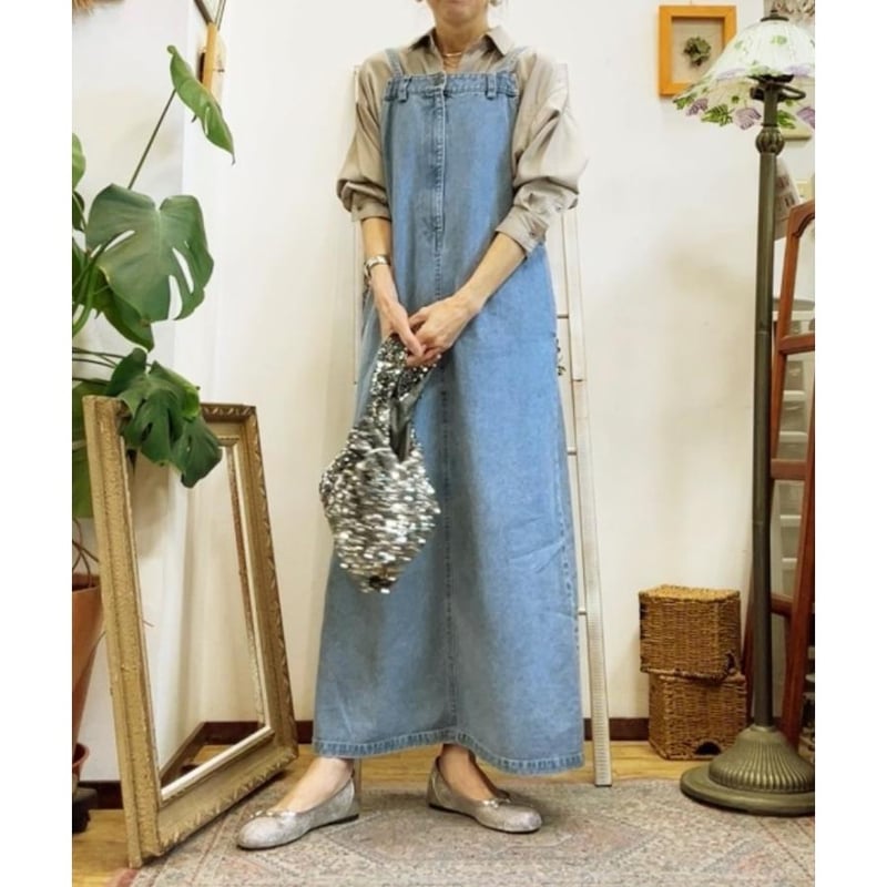 ☆本日限定お値下げ☆ ROSIEE ロージー デニムジャンスカ ブラック ROSIEE/ロージーの デニムジャンスカ R712709 手洗い可能