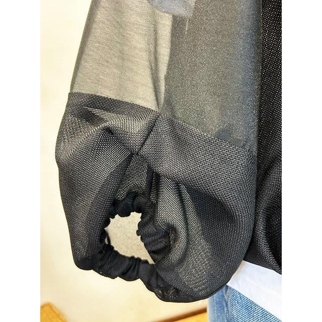 Lallia Mu／ラリアムーのギャザーネックメッシュブルゾン/2512285