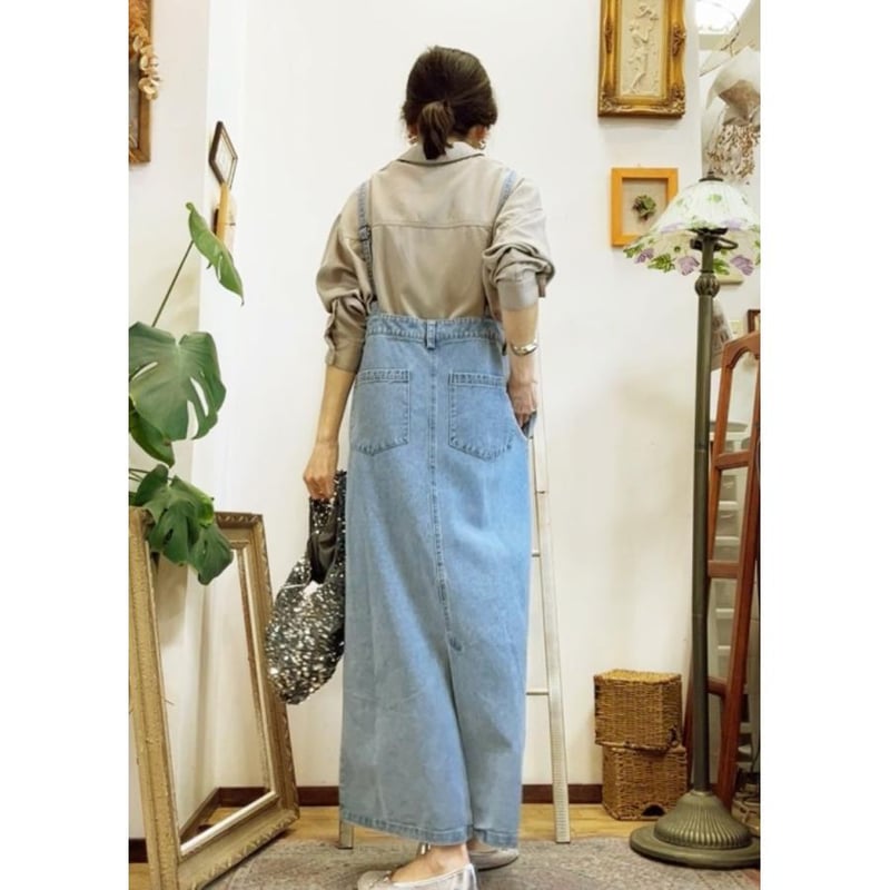 ☆本日限定お値下げ☆ ROSIEE ロージー デニムジャンスカ ブラック ROSIEE/ロージーの デニムジャンスカ R712709 手洗い可能