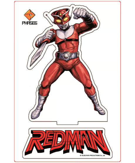 レッドマン　アメコミ版　アクリルスタンド　レッドマン/イカルス星人/ブラックキング