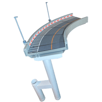 1:64 高速道路 合流基本セット | ミニカージオラマの「ユージン