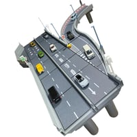 1:64 高速道路 料金所セット | ミニカージオラマの「ユージンモデル」