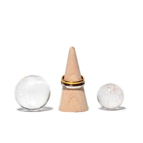 【次回入荷未定】 地鎮水晶 水晶 丸玉 地鎮用 地鎮 結界 天然水晶 置き物 ※木製箱付き サイズ：直径約28mm 直径約21mm　ui13856