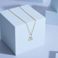 ネックレス シトリン 天然石 しずくネックレス 一粒 アクセサリー ゴールド シンプル カジュアル 華奢 重ね付け シルバー925 S925 ステンレス chsm-14621-cit