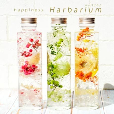 ハーバリウム 天然石 さざれ石入り フラワー Herbarium 150ml 10376