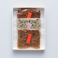 詰合せ6 ＜山椒入しらす煮＋紫蘇の実入しらす煮＋鰹ふりかけ＞