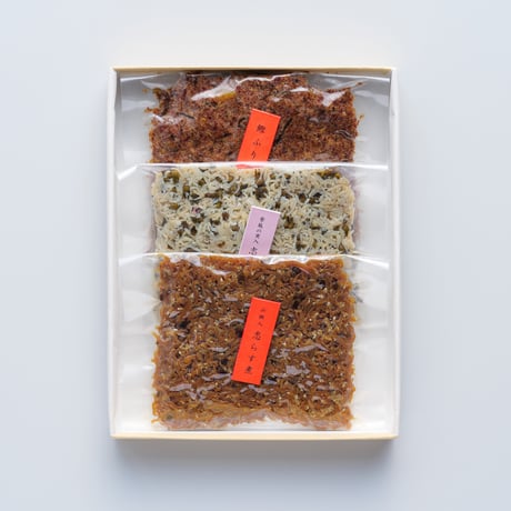 詰合せ6 ＜山椒入しらす煮＋紫蘇の実入しらす煮＋鰹ふりかけ＞
