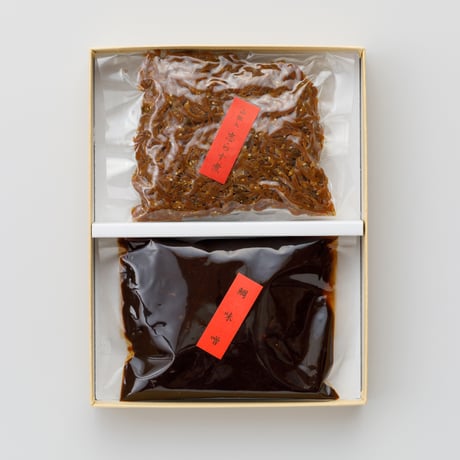 詰合せ12＜山椒入り志らす煮・鯛味噌＞