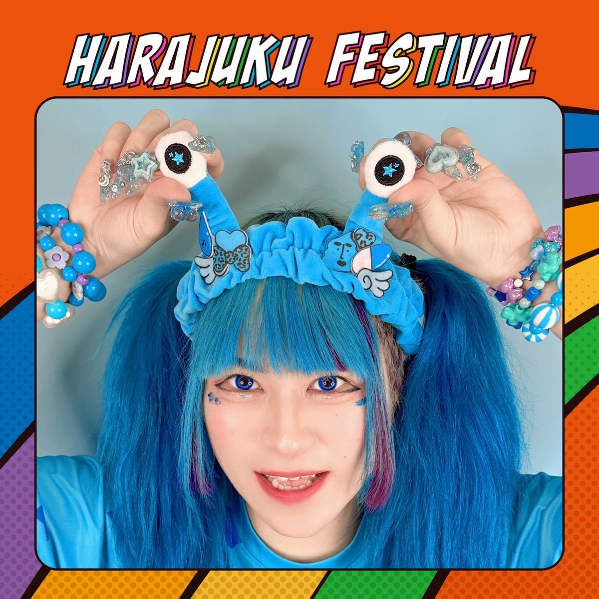 竹ぱら最強目玉ヘアバンド | Harajuku Festival Official Onli