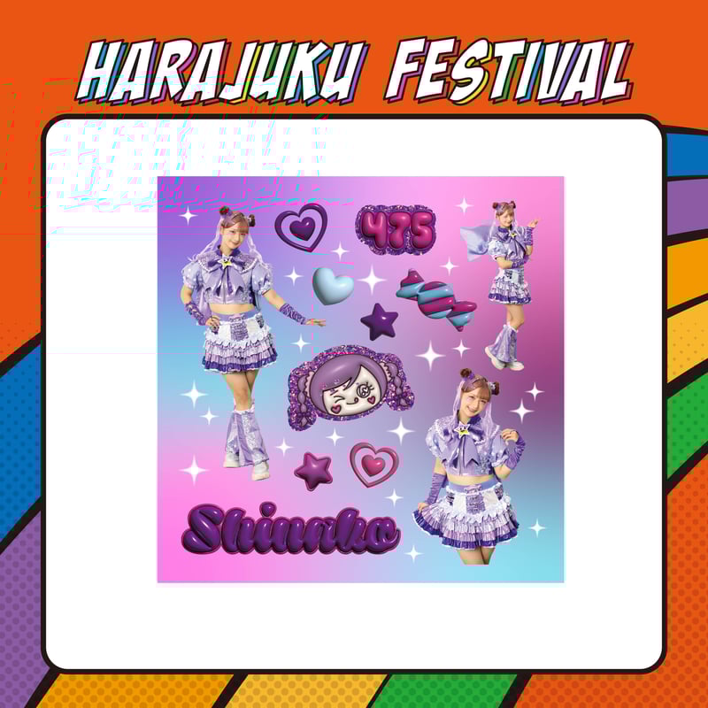 しなこステッカー | Harajuku Festival Official Online S