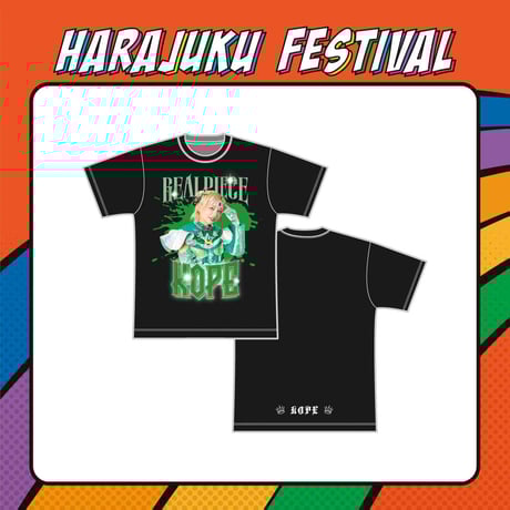 【通販限定】原宿戦隊リアルピースTシャツWHITE なお　新品 通販限定】原宿戦隊リアルピースTシャツWHITE／なお | Harajuku