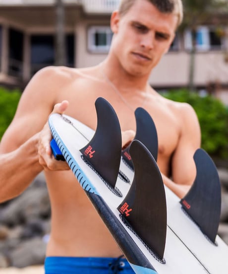 FCS II H4 QUAD REAR FINS