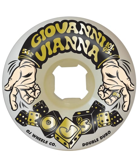 OJ WHEEL < DOUBLE DURO VIANNA HIGH ROLLER> 58MM101A/95A