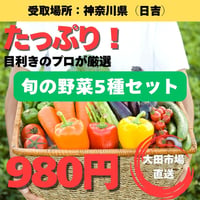 ※7/25(土)のみ受取可能　ミンナノ吉日 ミンナノTABLE予約便【大田市場で76年！目利きのプロが厳選した”旬の野菜たっぷり”5種セット】(7/20締切)