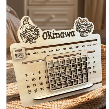 Okinawa シーサーカレンダー