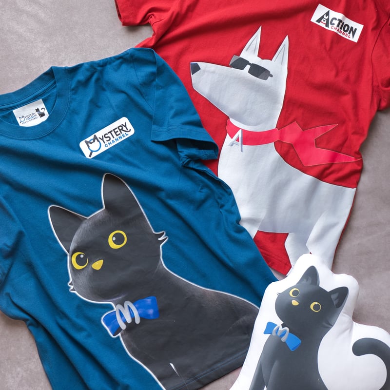 The Mystery ミステリチャンネル クイズ 当選品 半袖 Tシャツ ミステリーチャンネルオリジナルTシャツ（M/Lサイズ） | ミステリー