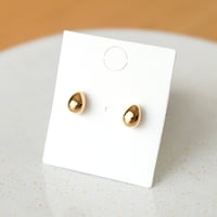 K18 地金 たまご型ピアス