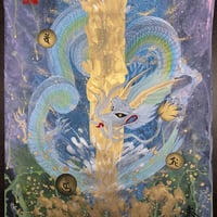 原画　B3（額付き）「光の柱」