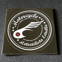 エストレヤ ステッカー Motociclista estrell（星のバイク乗り）