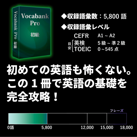 Vocabank Pro 初級