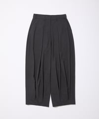 Balloon Wide Trousers(Dark Gray)