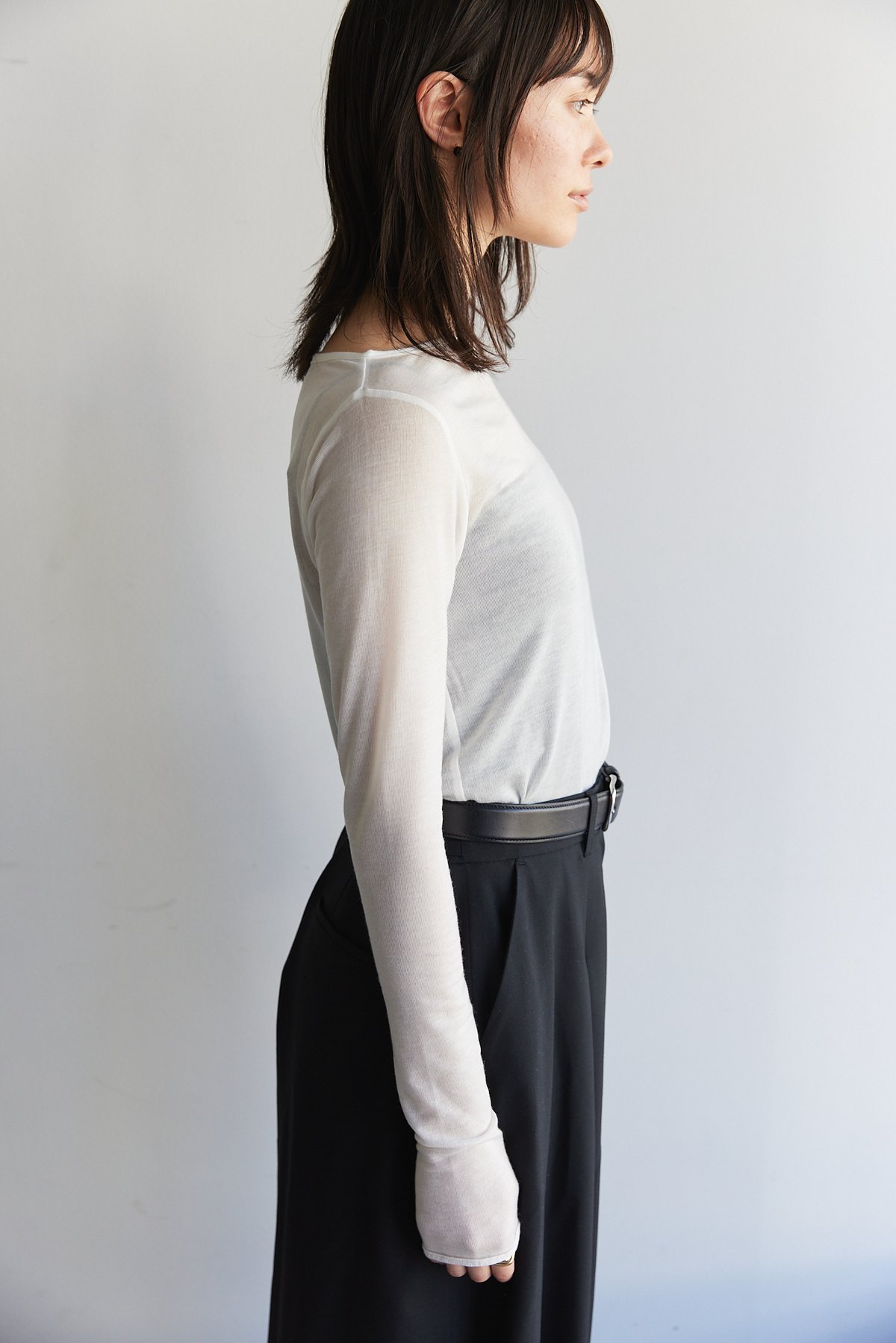 Boat Neck Sheer top | As,