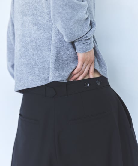Balloon wide trousers(Black)