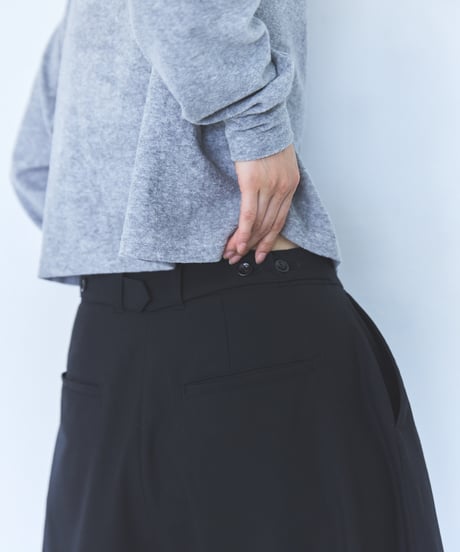 Balloon Wide Trousers(Dark Gray)