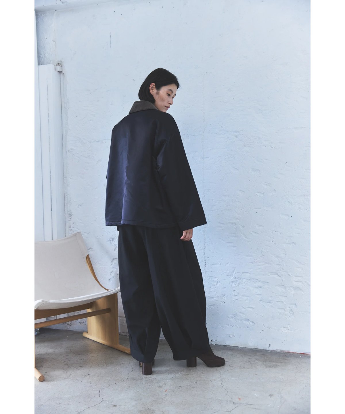 Oversized Satin Blouson | As,