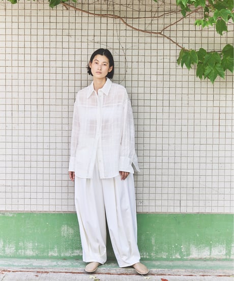 Balloon Wide Trousers(Dark Gray)