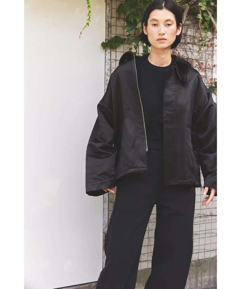 ジャケット・アウター AS, Oversized Satin Blouson Oversized Satin Blouson | As,