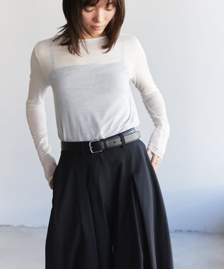Balloon wide trousers(Black)