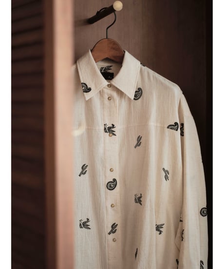 Embroidered Oversized Shirt