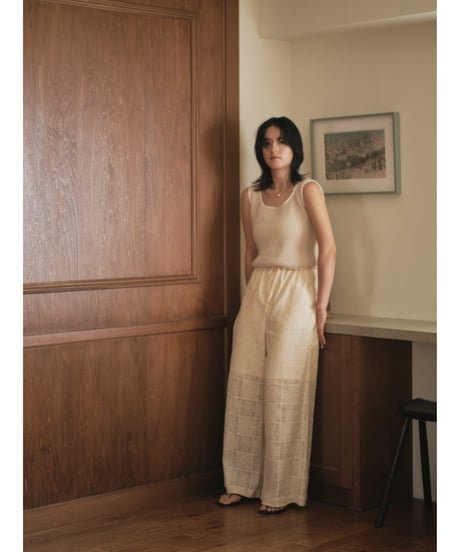 Cotton lace pants