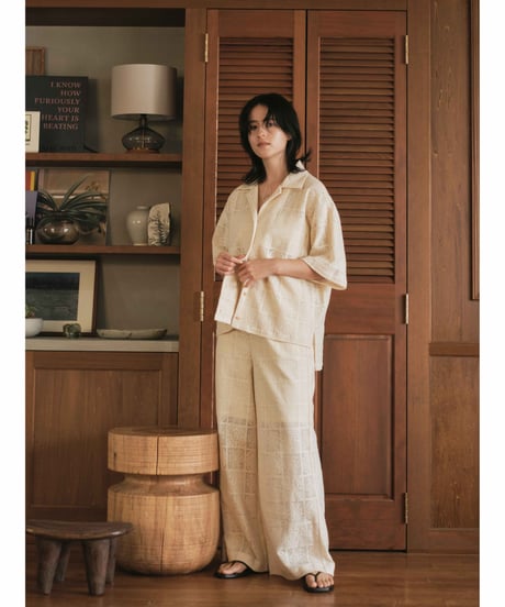 Cotton lace pants